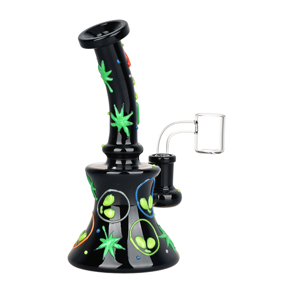 420 Alien Leaf Dab Rig | Back View
