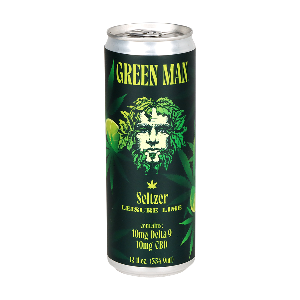 Asheville Dispensary x Green Man Brewery Seltzer | Leisure Lime | Individual Can