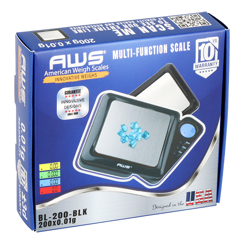 AWS Blade Digital Pocket Scale | Packaging