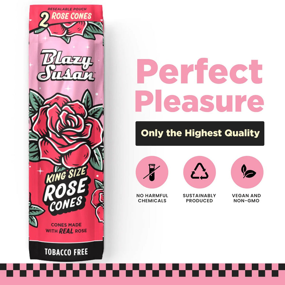 Blazy Susan Rose Pre-Rolled Cones