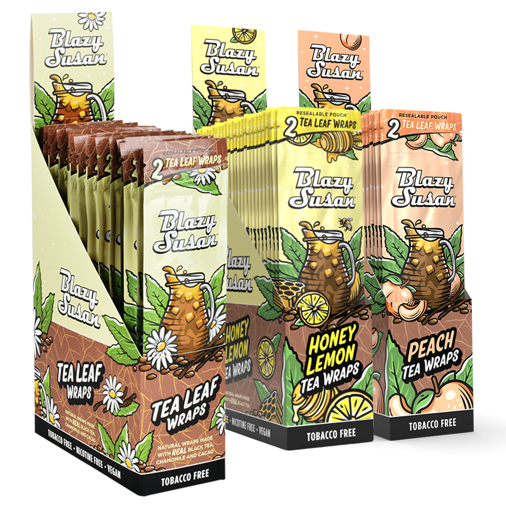 Blazy Susan Tea Leaf Wraps | Best Vegan Blunt Wraps - Pulsar