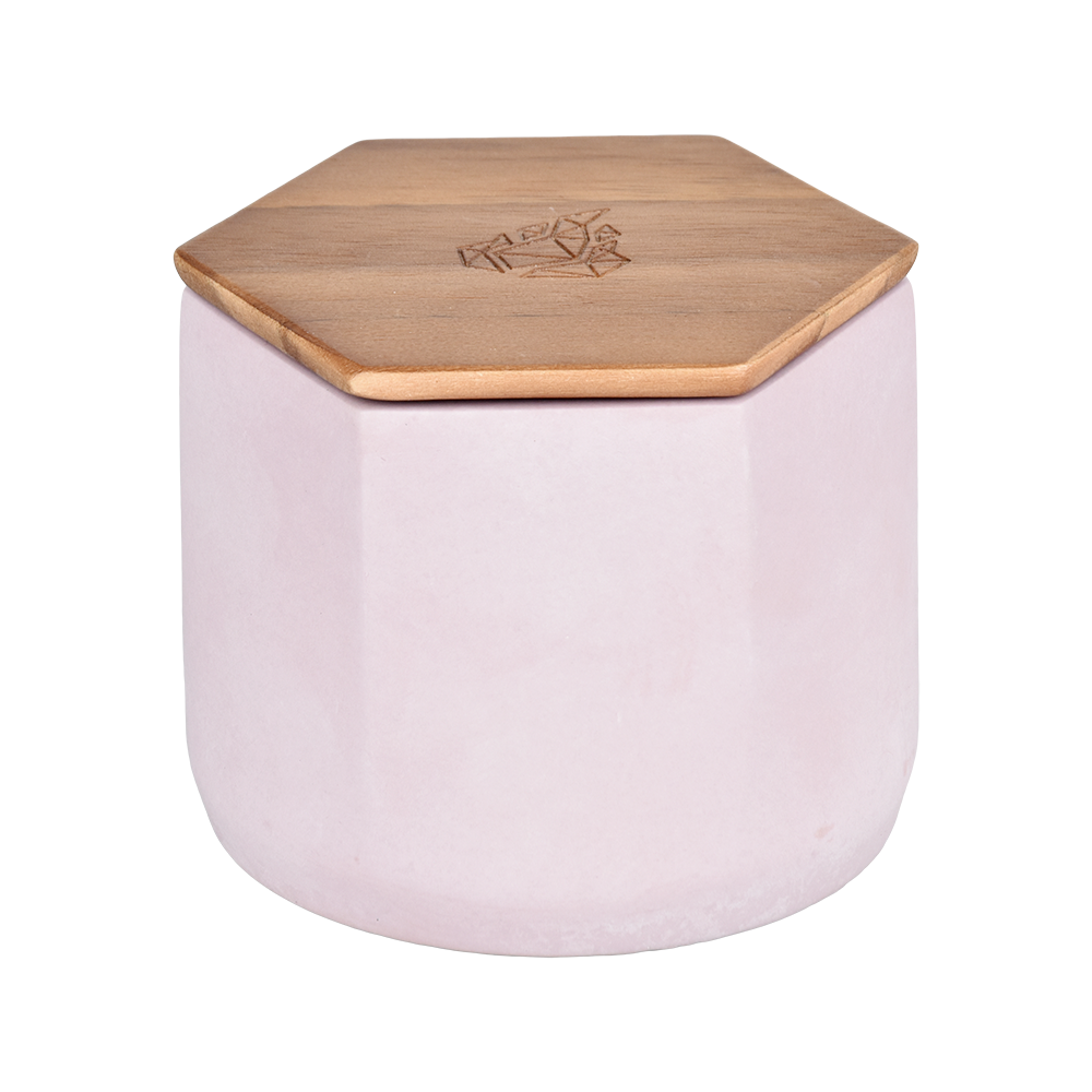 BRNT Designs Malua Ceramic Stash Jar | LE Berries & Cream | Closed View