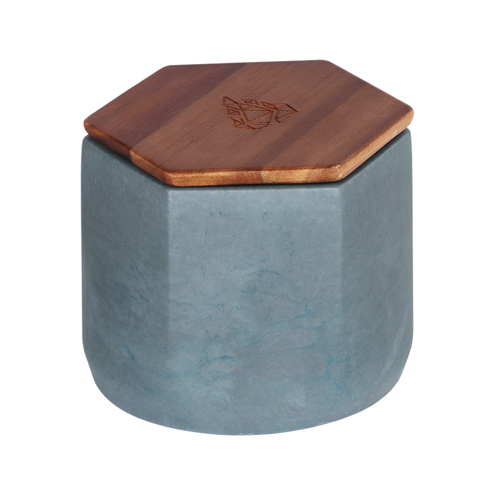 BRNT Designs Malua Ceramic Stash Jar | LE Boreal | Closed View
