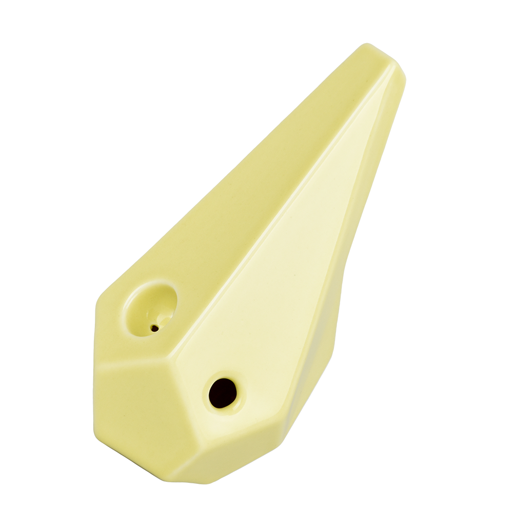 BRNT Designs Prism Ceramic Hand Pipe | Pastel Sun