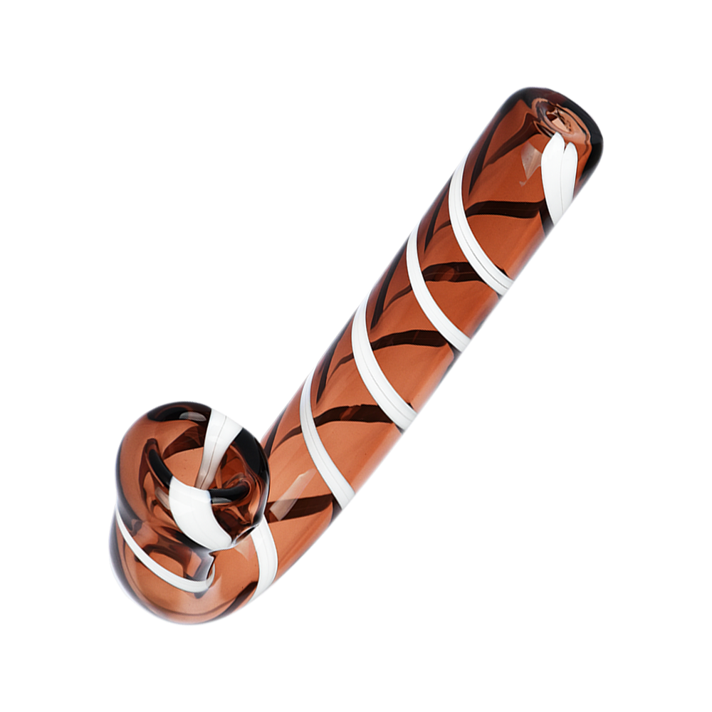 Candy Cane Hand Pipe | Top View