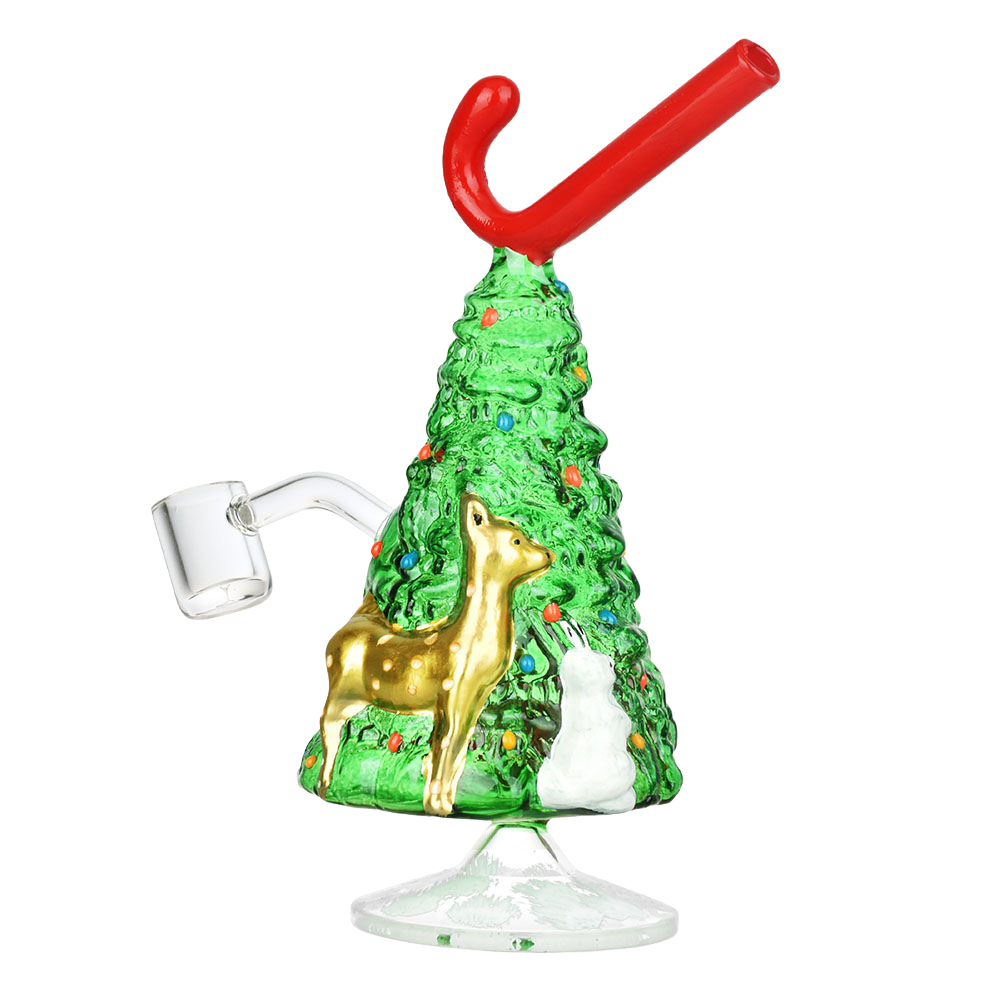 Candy Cane Tree Dab Rig | Back View