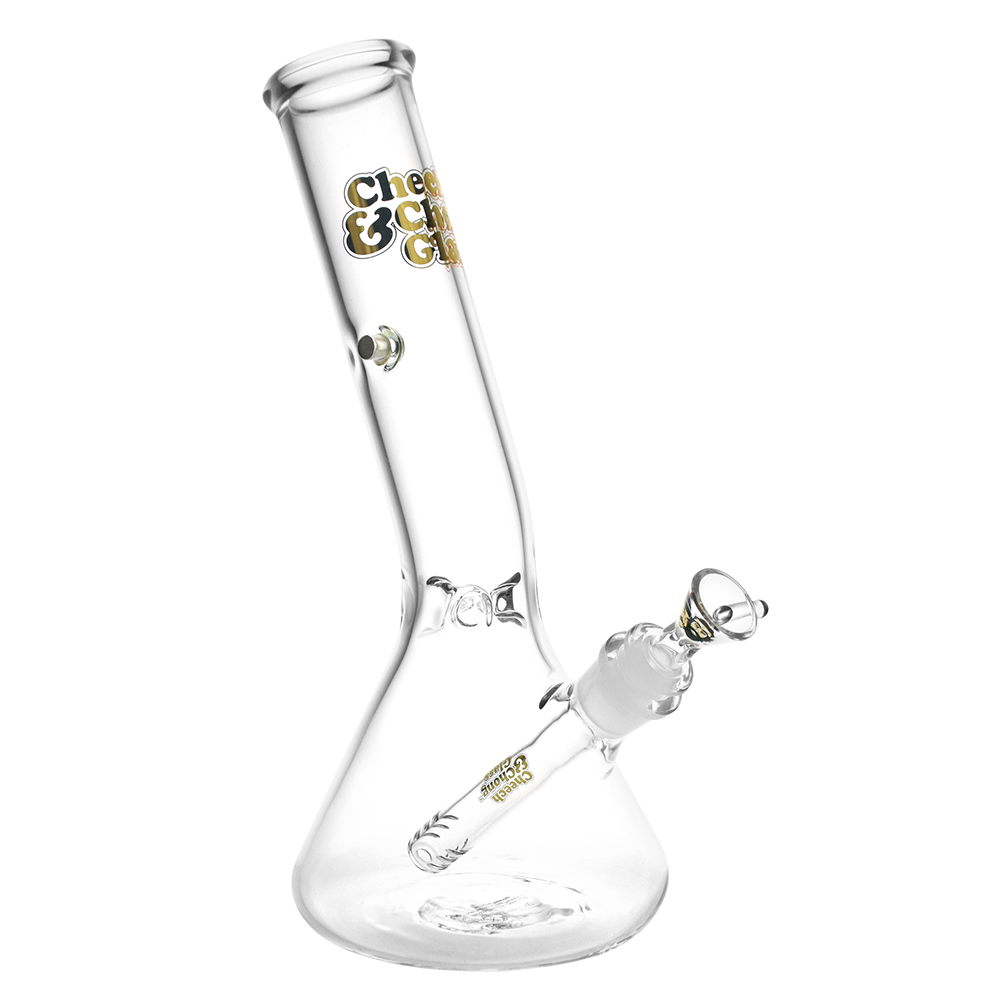 Cheech & Chong Glass Beaker Bong | Basketball Jones Chillax | Clear