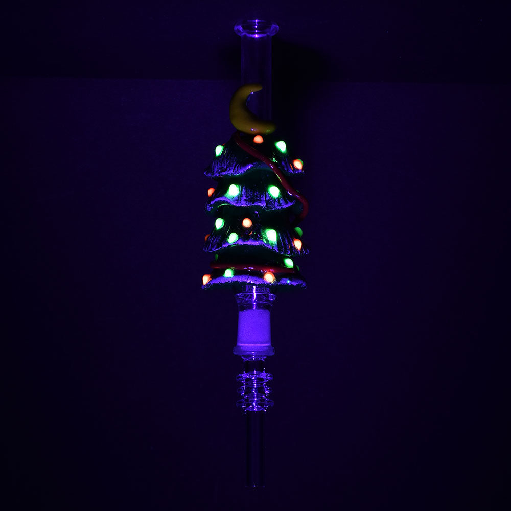 Christmas Tree Vapor Vessel | Glow In The Dark Accents