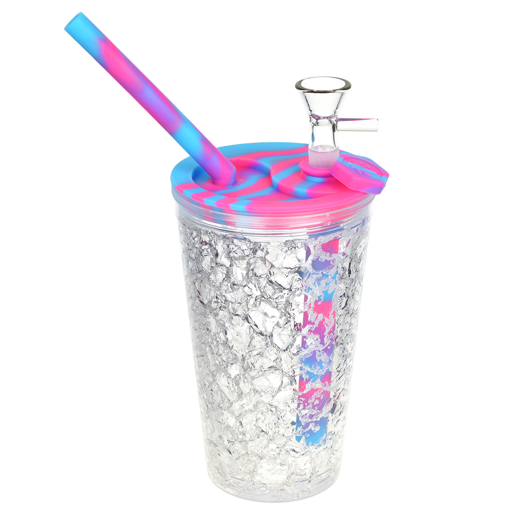 Cooling Freeze Travel Cup Bubbler | Pink Blue