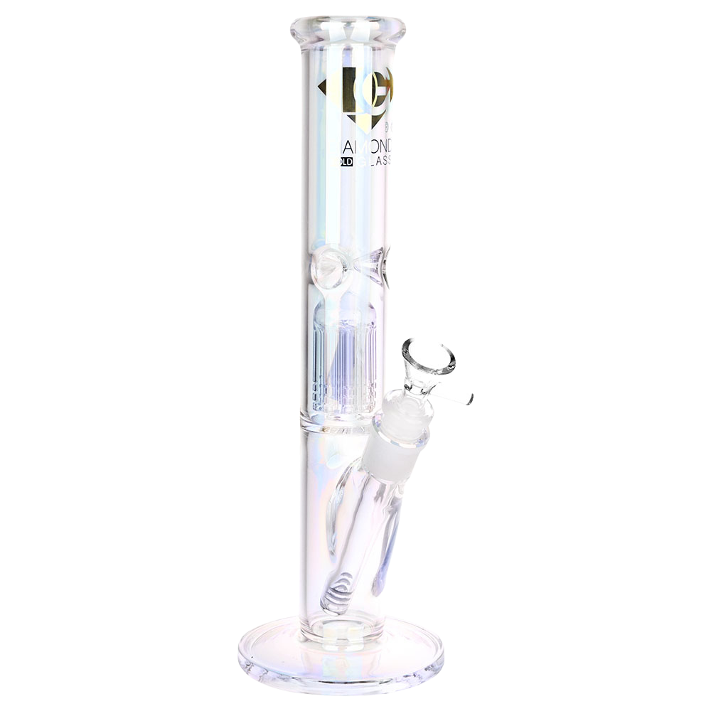 Diamond Glass Pearl 8 Arm Perc Bong