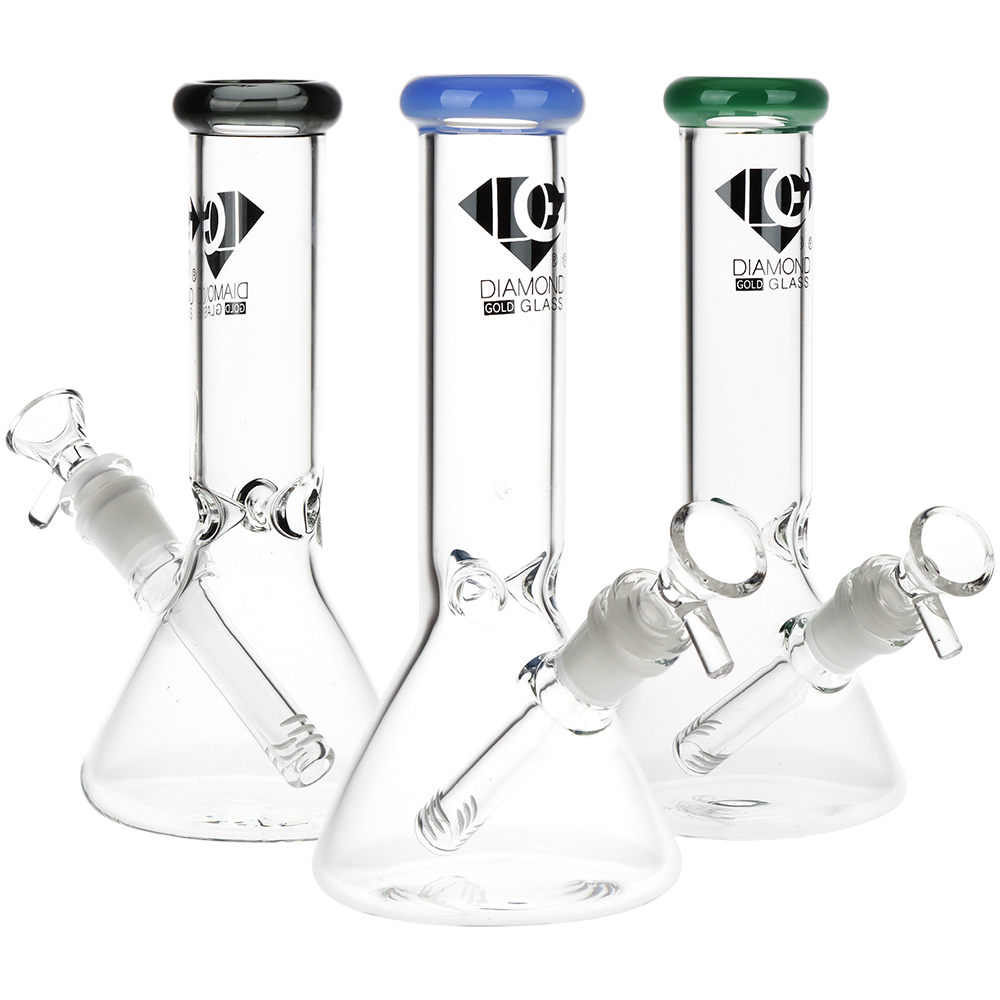 Diamond Glass Sugar Beaker Bong | Group