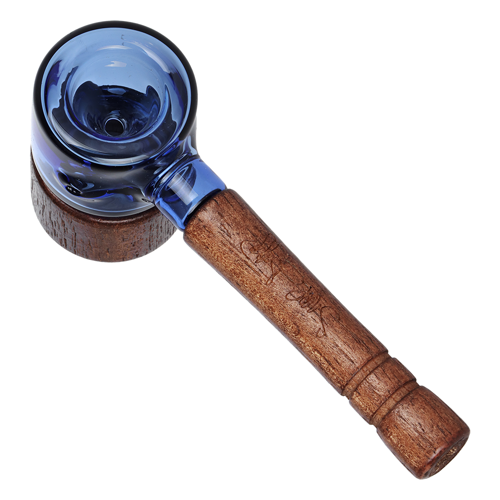 Dogg Lbs Everyday Wood Grain Hammer Hand Pipe | Top View