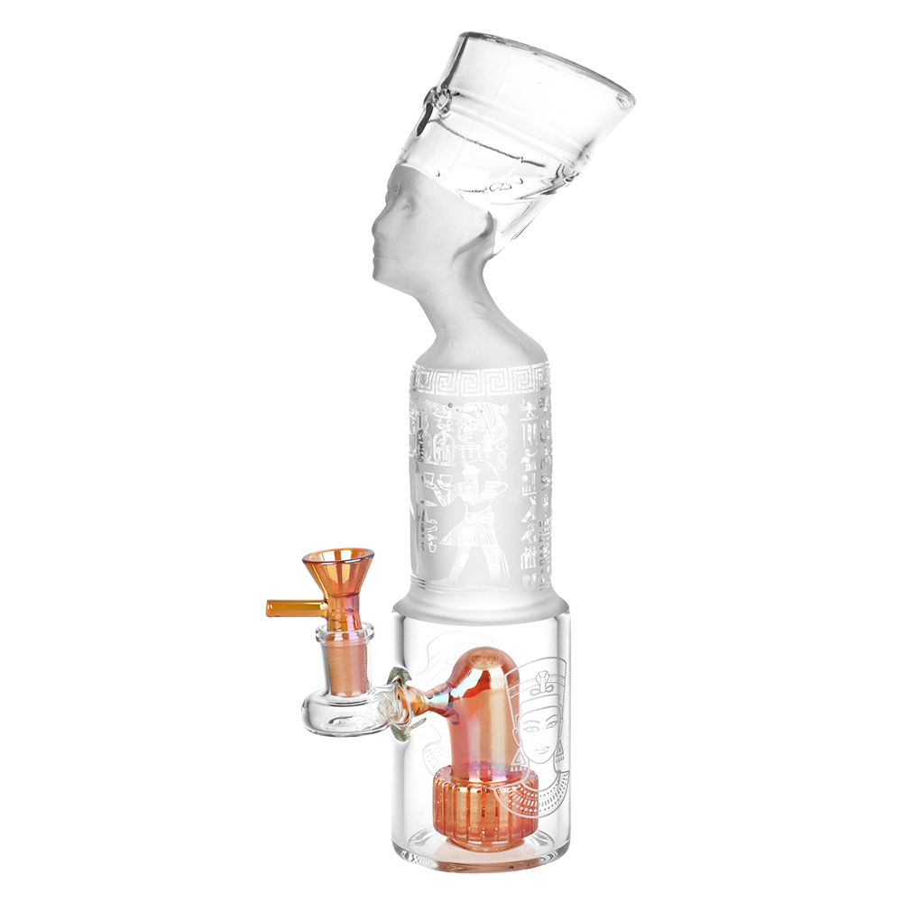 Egyptian Queen Frosted Bong | Side View