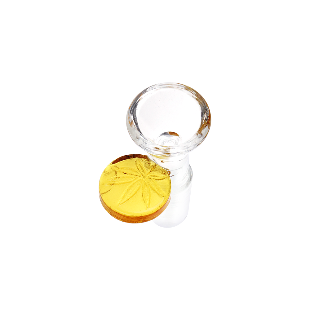 Embossed Leaf Herb Slide | Design Close View