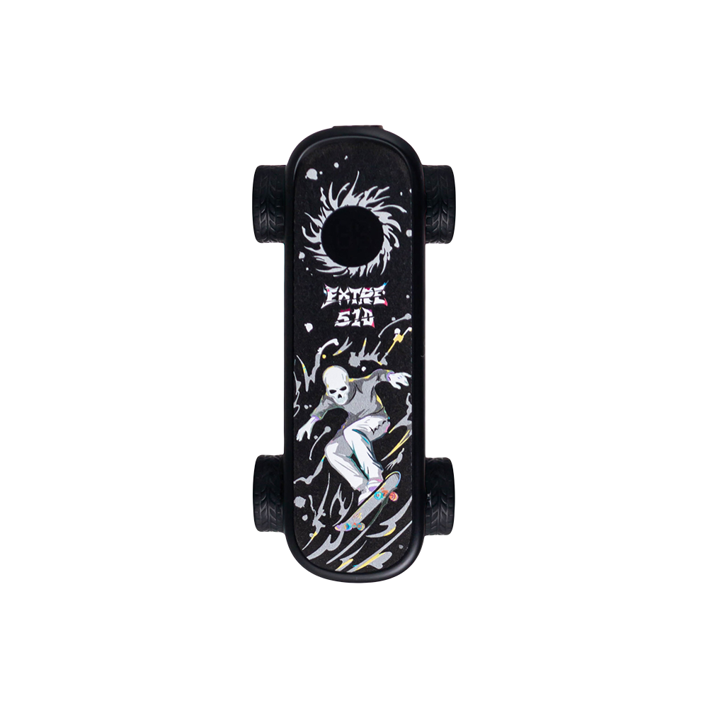 Extre Play Deck Skateboard 510 Battery | Black