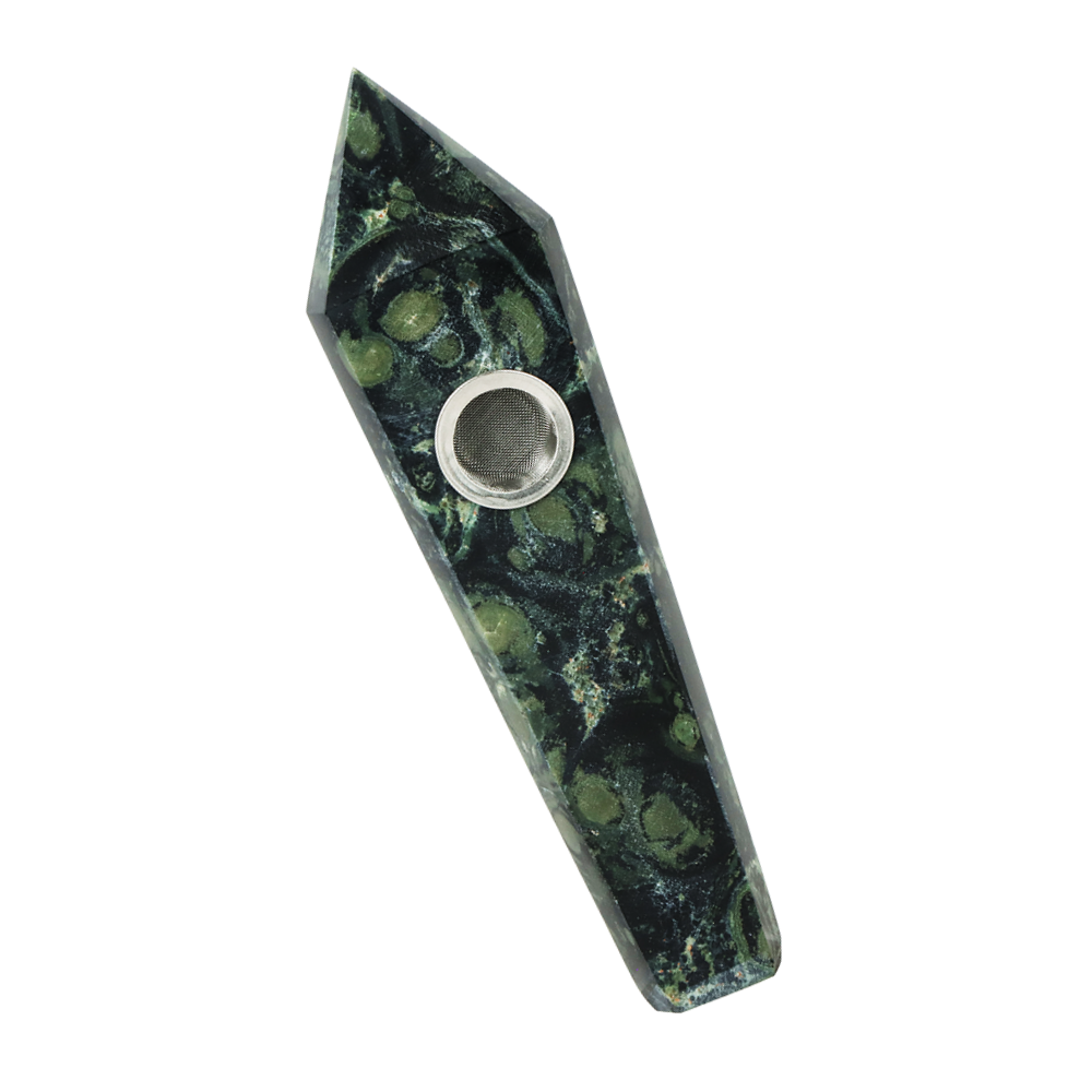 SeshGear Gemstone Hand Pipe | Crocodile Jasper