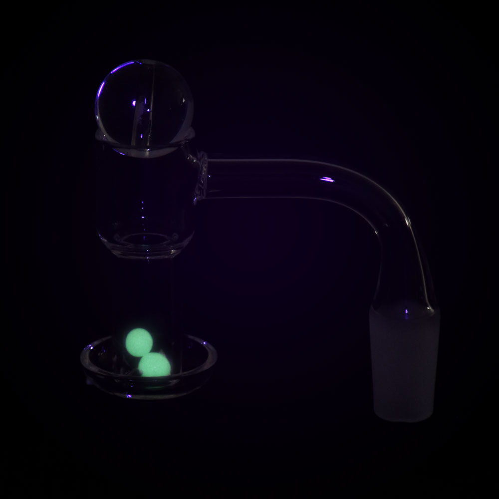 Glow Time Terp Slurper Banger Set | Glow In The Dark Terp Pearls