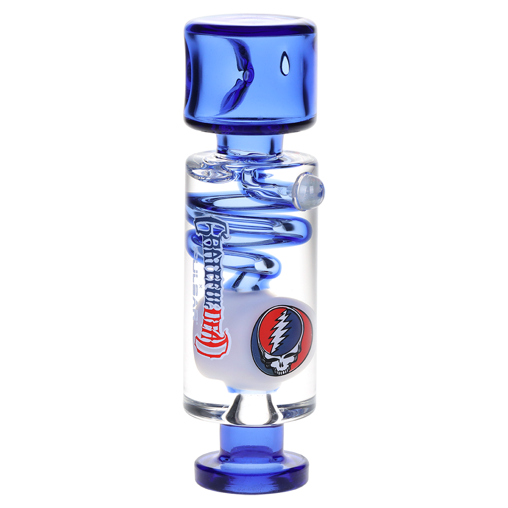 Grateful Dead x Pulsar Glycerin Spiral Hand Pipe | Alt Side View