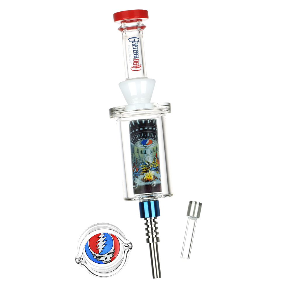 Grateful Dead x Pulsar Inside Print Vapor Vessel & Dab Dish | UFO Jam