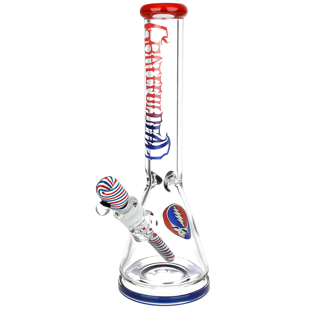 Grateful Dead x Pulsar Liberty Beaker Bong | Front View