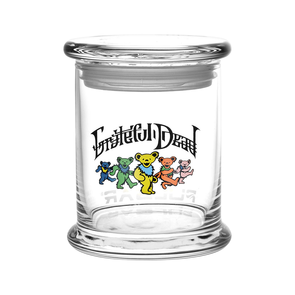 Grateful Dead x Pulsar Pop Top Jar | Bear Parade | Front View