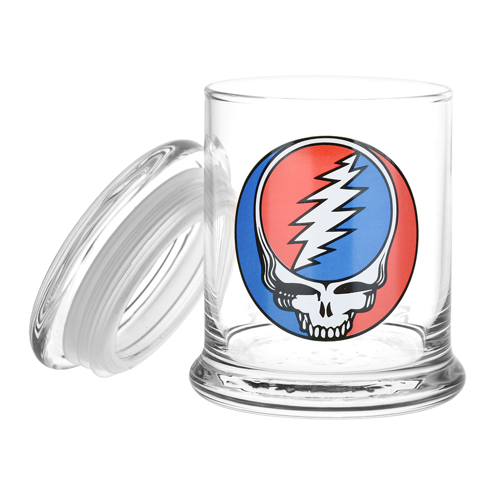 Grateful Dead x Pulsar Pop Top Jar | Steal Your Face | Open View