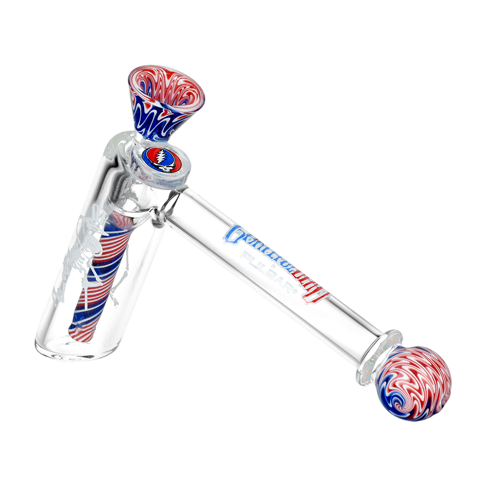 Grateful Dead x Pulsar Wig Wag Hammer Bubbler | Back View