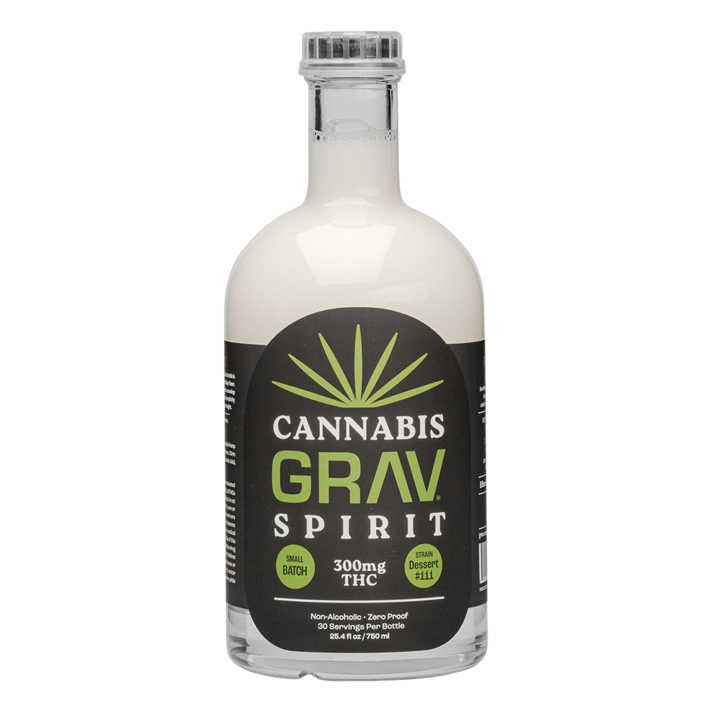 GRAV Black Label D9 THC Spirits | Front