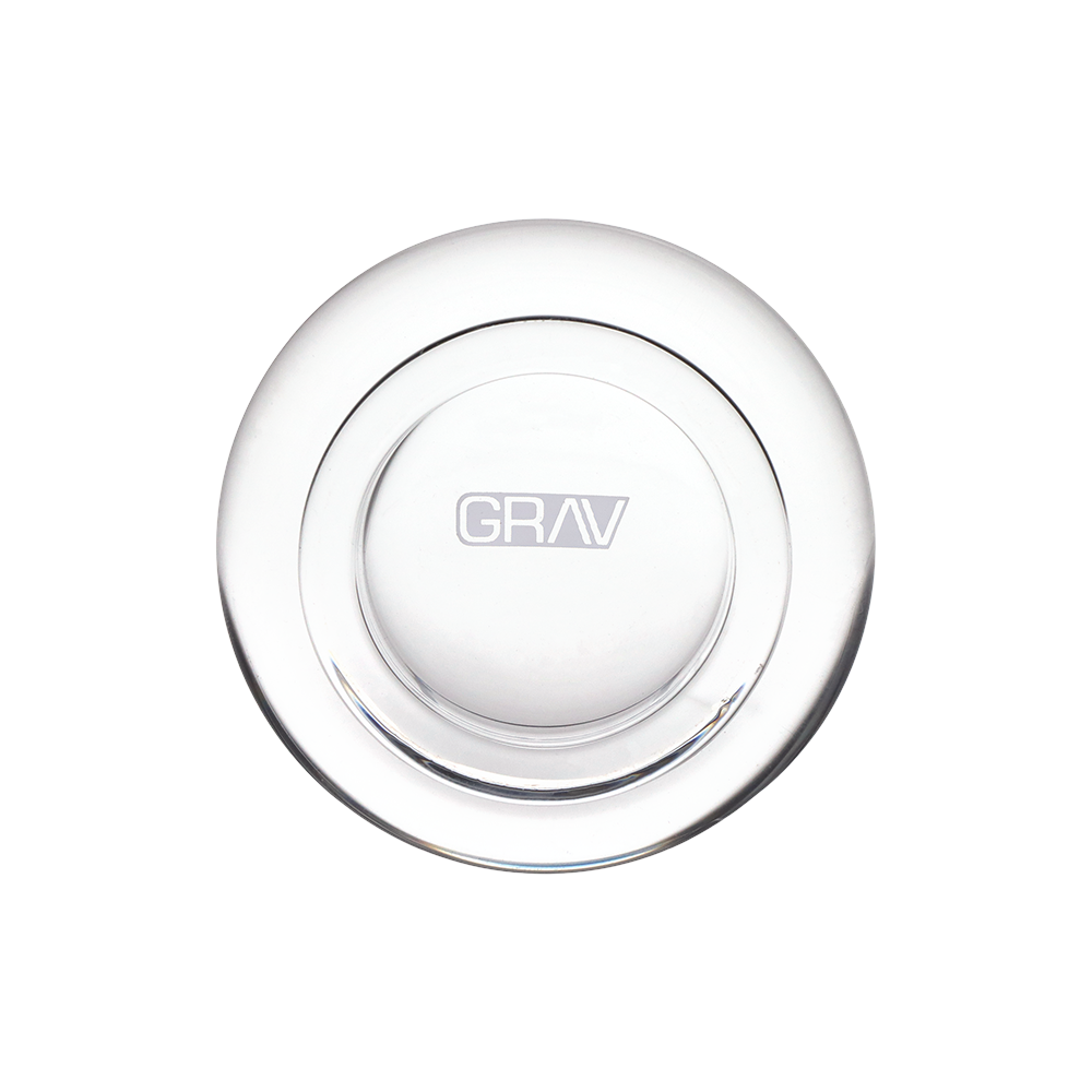 GRAV Labs Quartz Dab Straw & Dish | Dish Top View