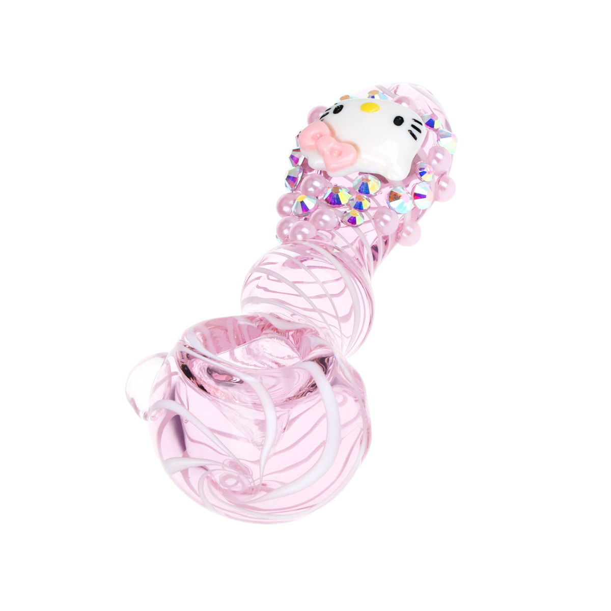 Greetings Kitty Spoon Pipe | Front View