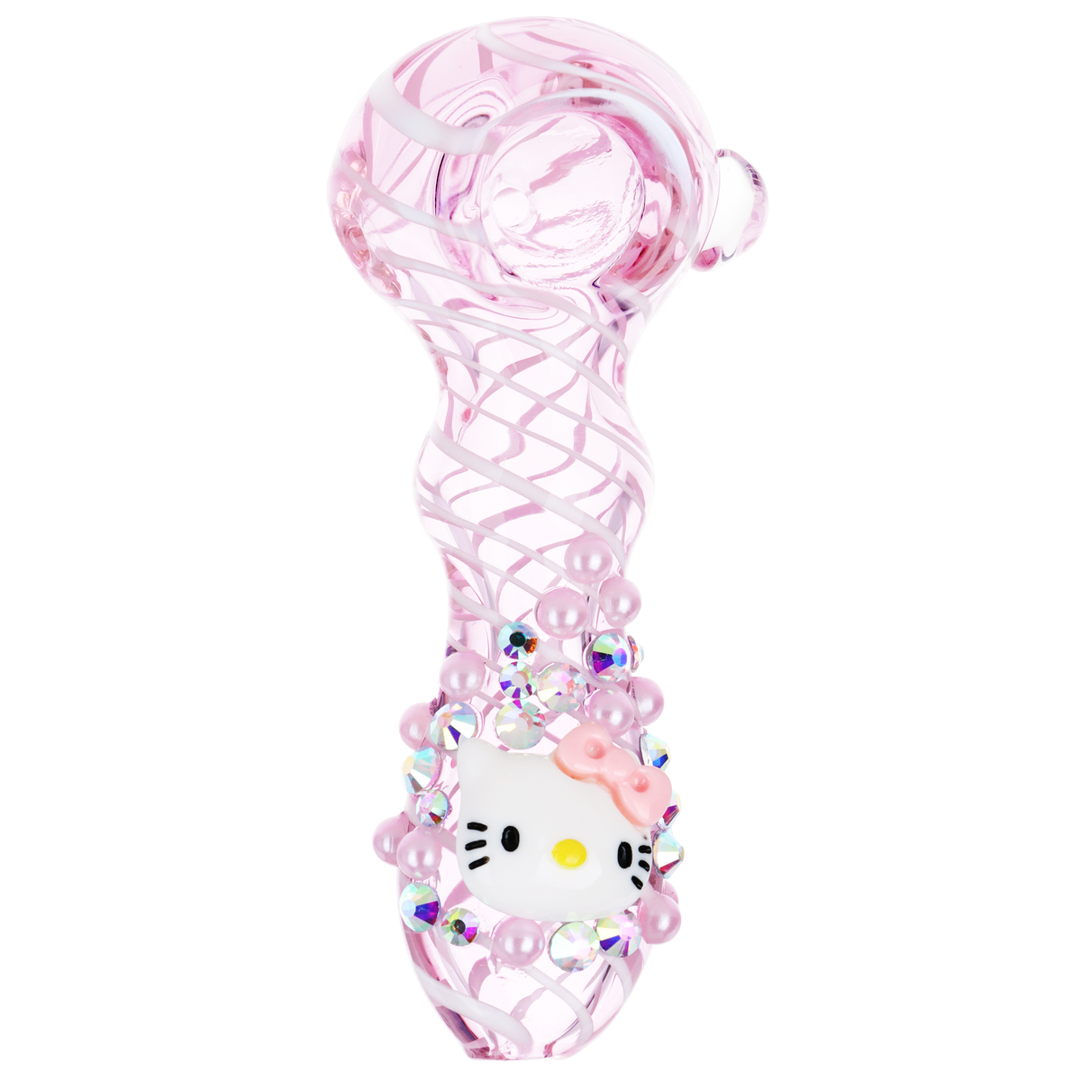 Greetings Kitty Spoon Pipe | Top View