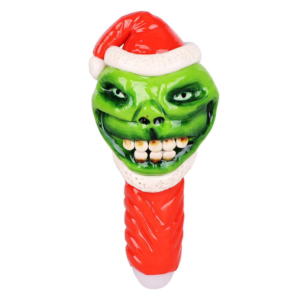 Grinch Hand Pipe | Back View