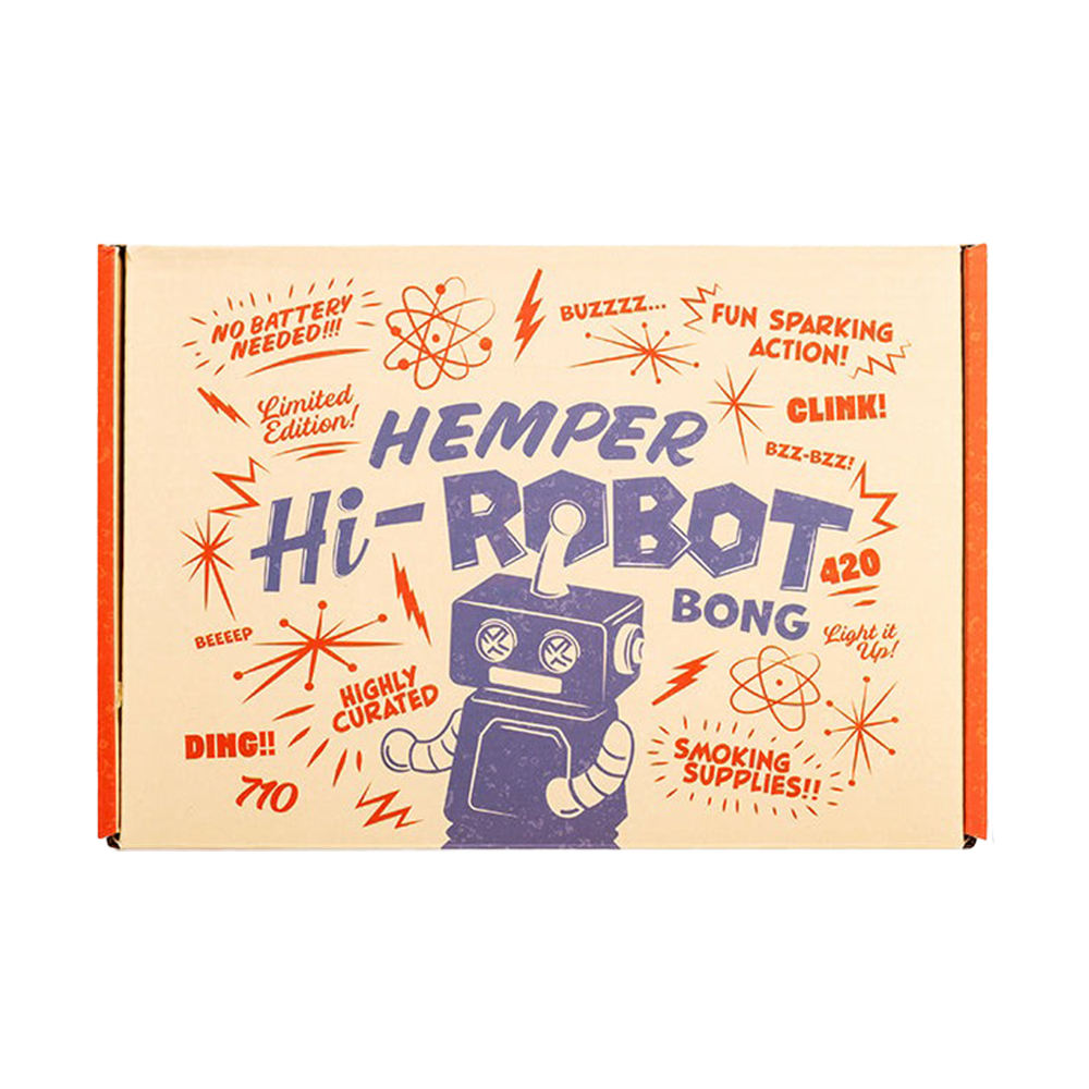Hemper Hi-Robot Bong | Themed Gift Box Packaging