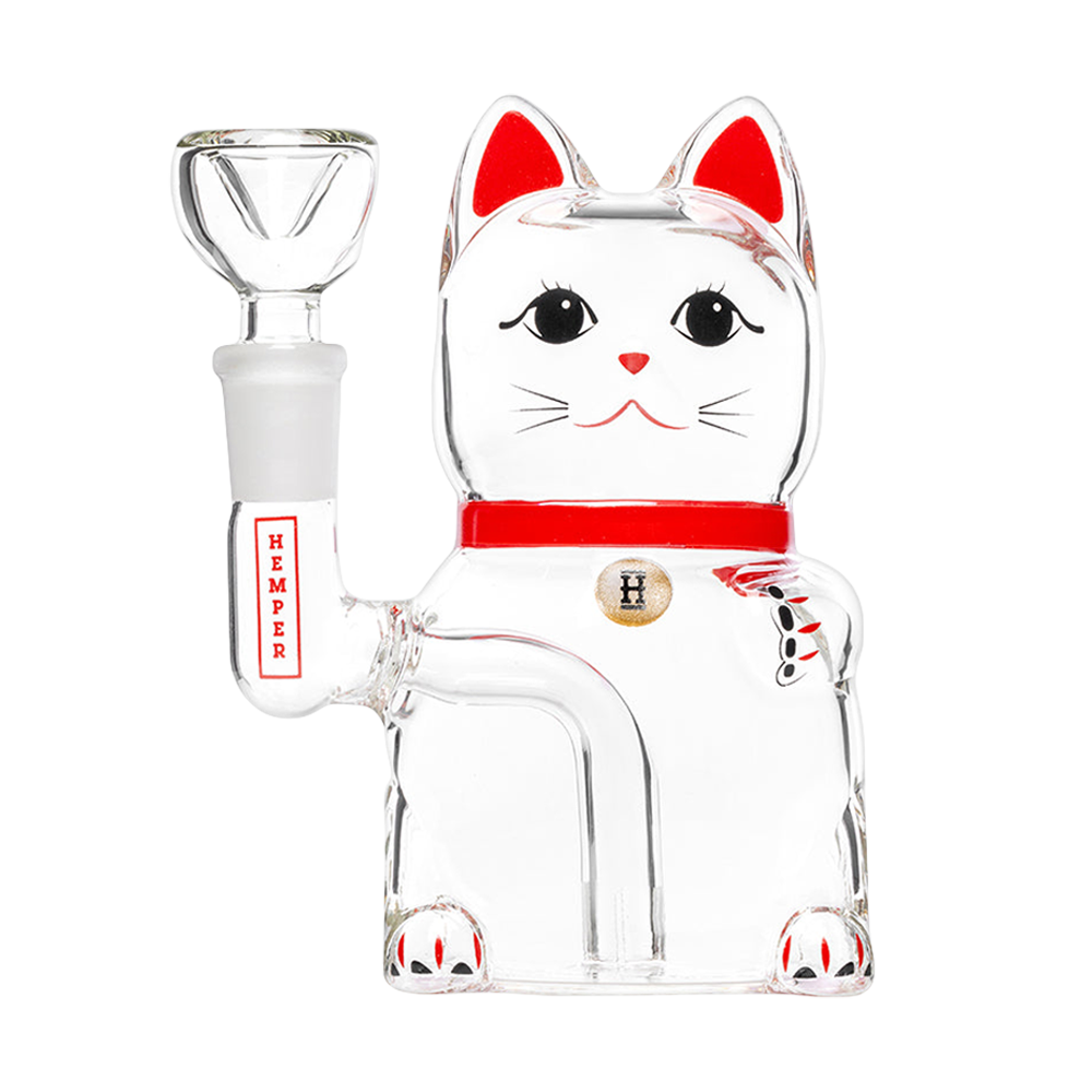 Hemper Lucky Money Cat Bong | Regular Size | Front View