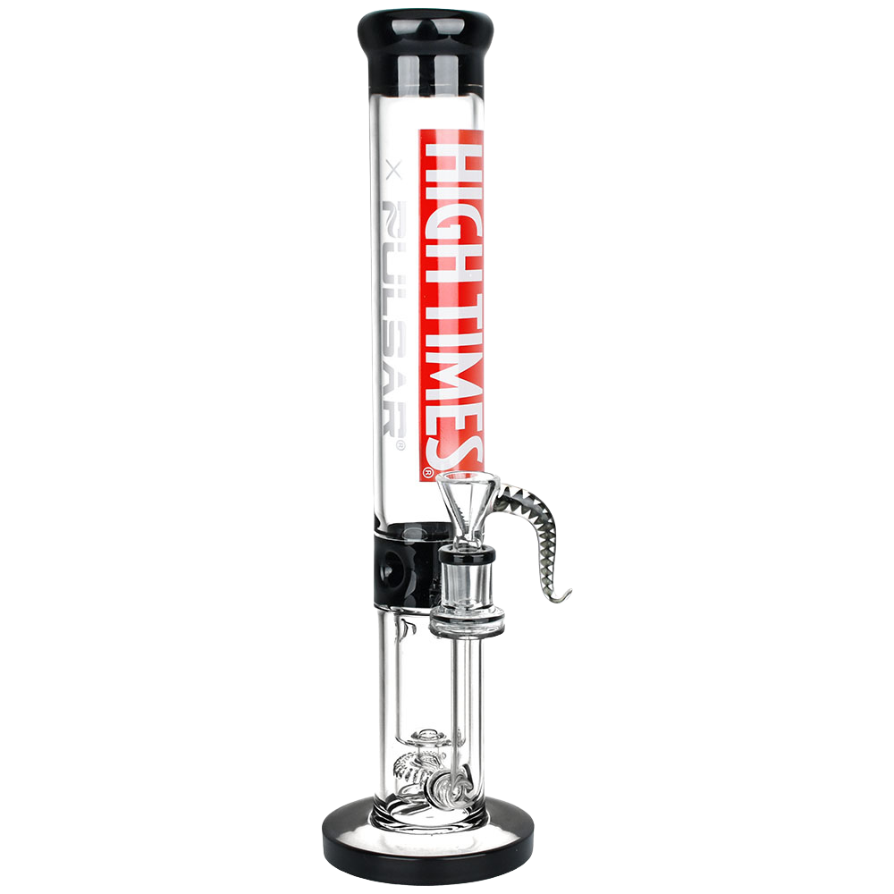 High Times® x Pulsar Recycler Tube Bong | Front View