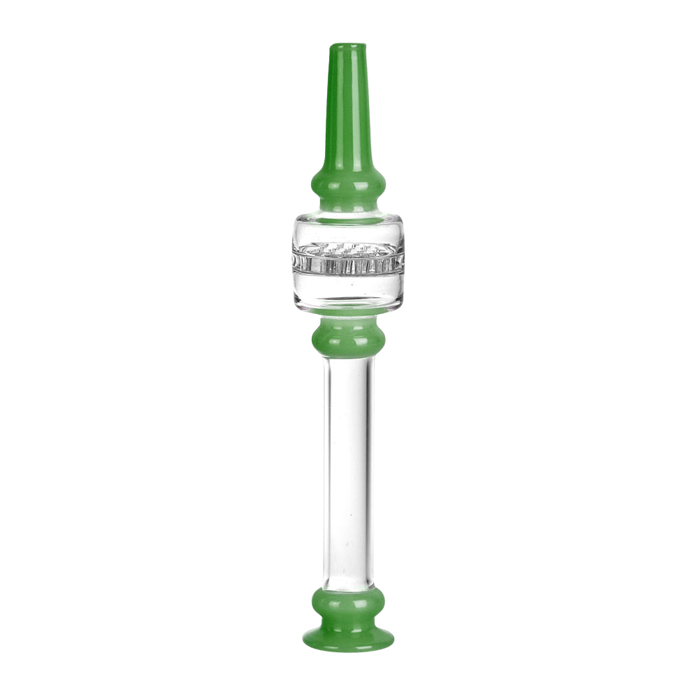 Pulsar Color Block Honeycomb Diffuser Dab Straw | Dark Green