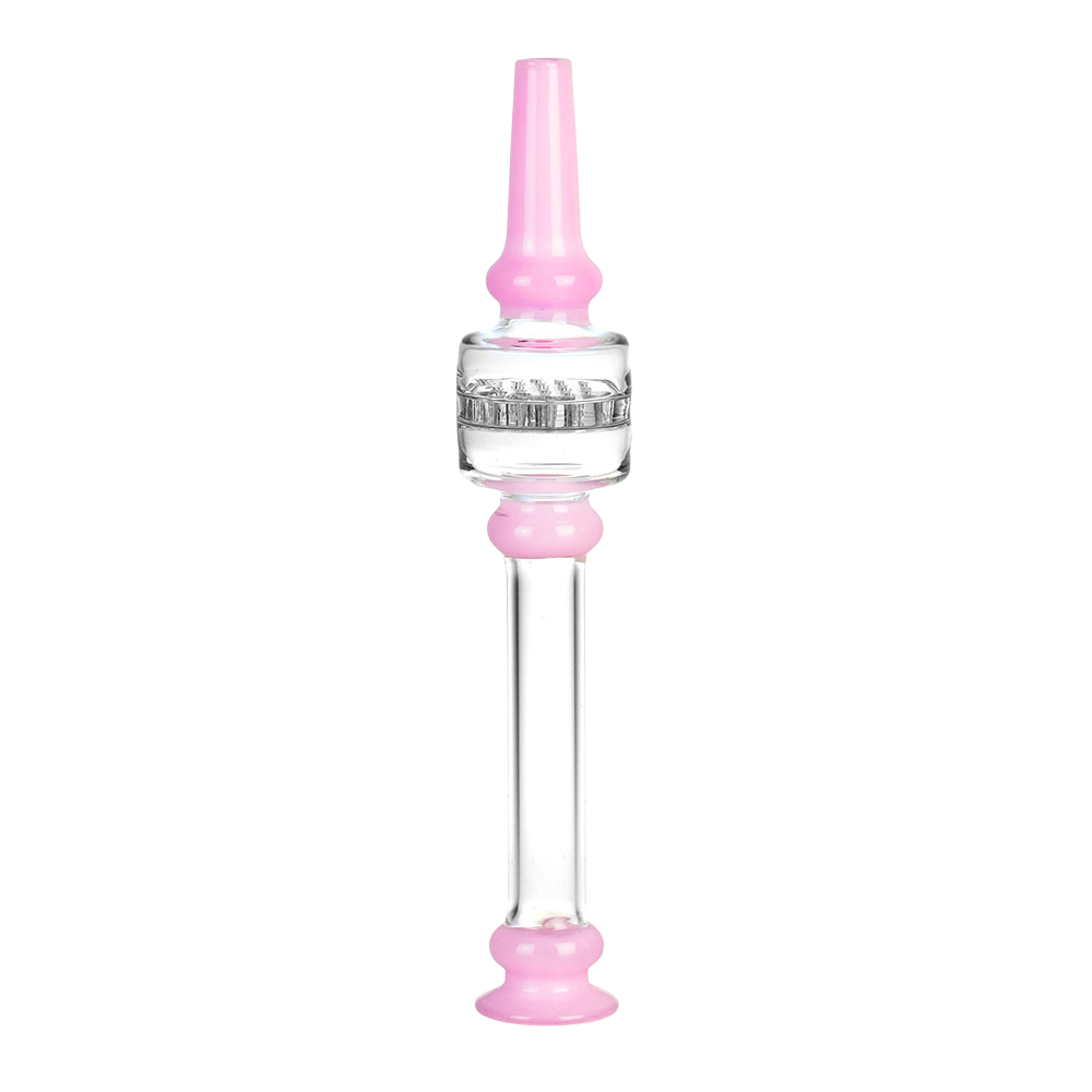 Honeycomb Diffuser Dab Straw | Pink