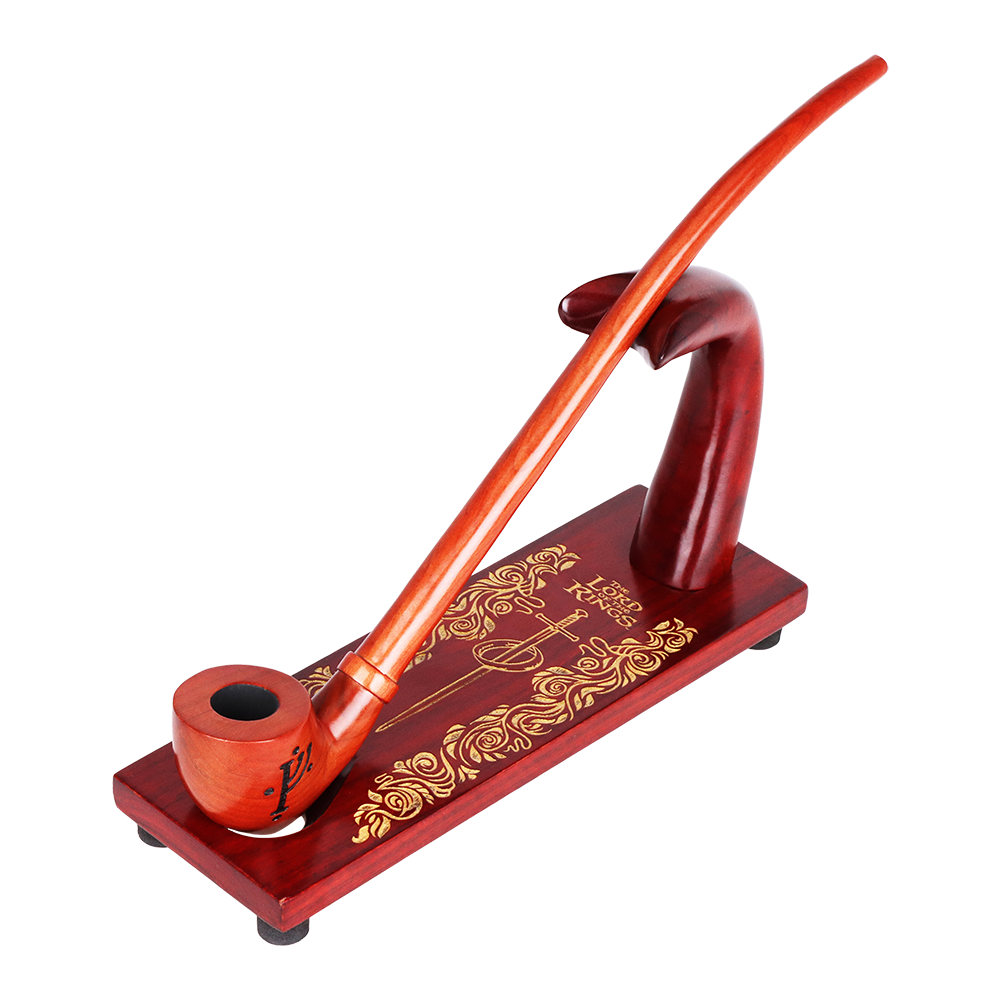 ISILDUR™ Pipe Stand | Shire Pipes™ x The Lord of the Rings™ | Frontal View with Pipe