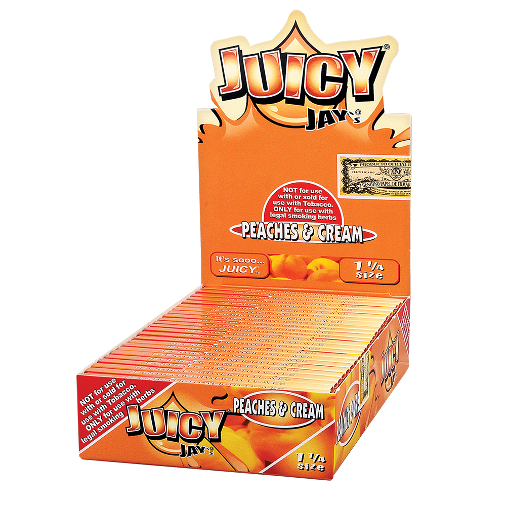 Juicy Jay's Flavored Rolling Papers | Peaches & Cream