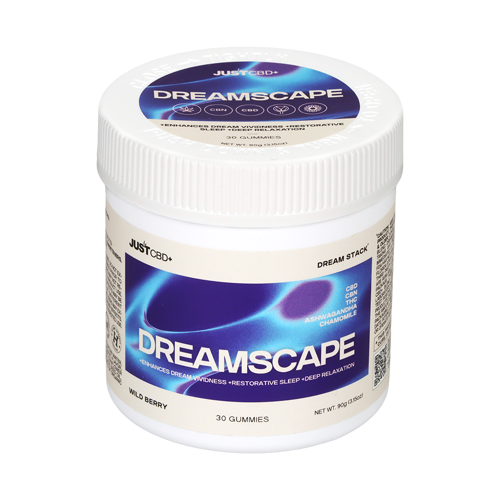 JUST CBD THC Dreamscape Gummies | Wild Berry | 30 Piece Jar