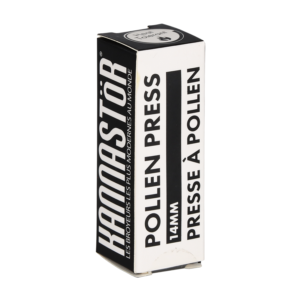 Kannastor Aluminum Pollen Press | 14mm Size | Packaging