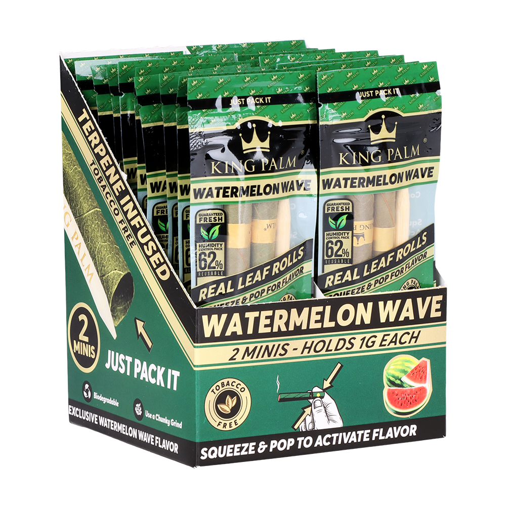 King Palm Leaf Rolls | Mini 2 Pack | Watermelon Wave