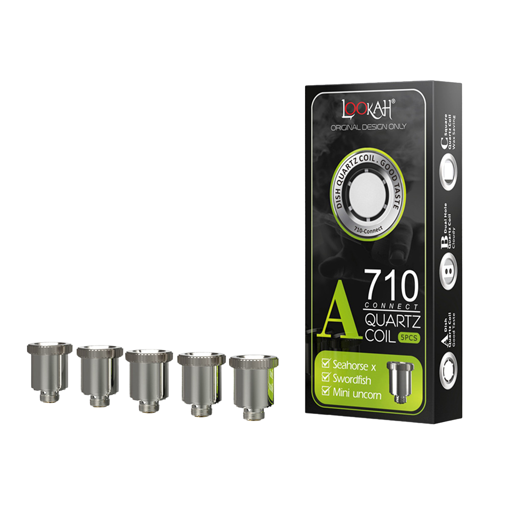 Lookah Seahorse X 710 Connect Quartz Coil | Dish