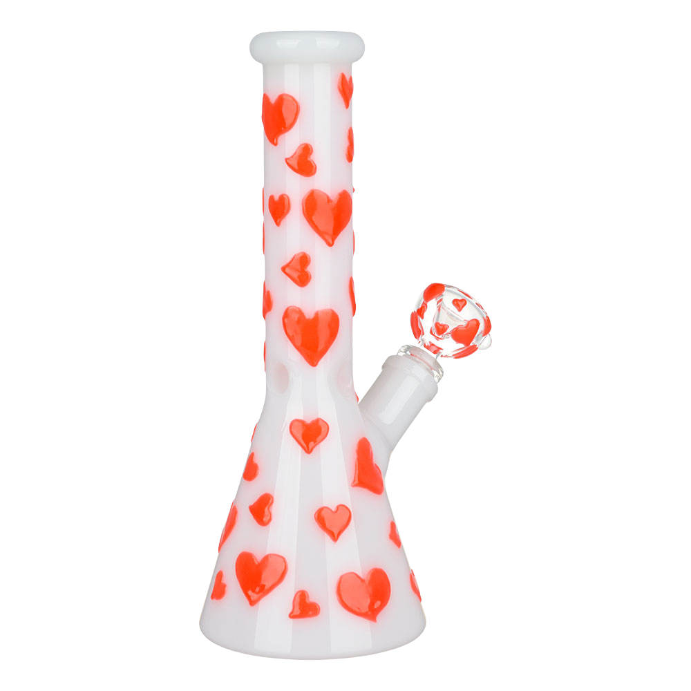 Luminescent Love Beaker Bong | Back View