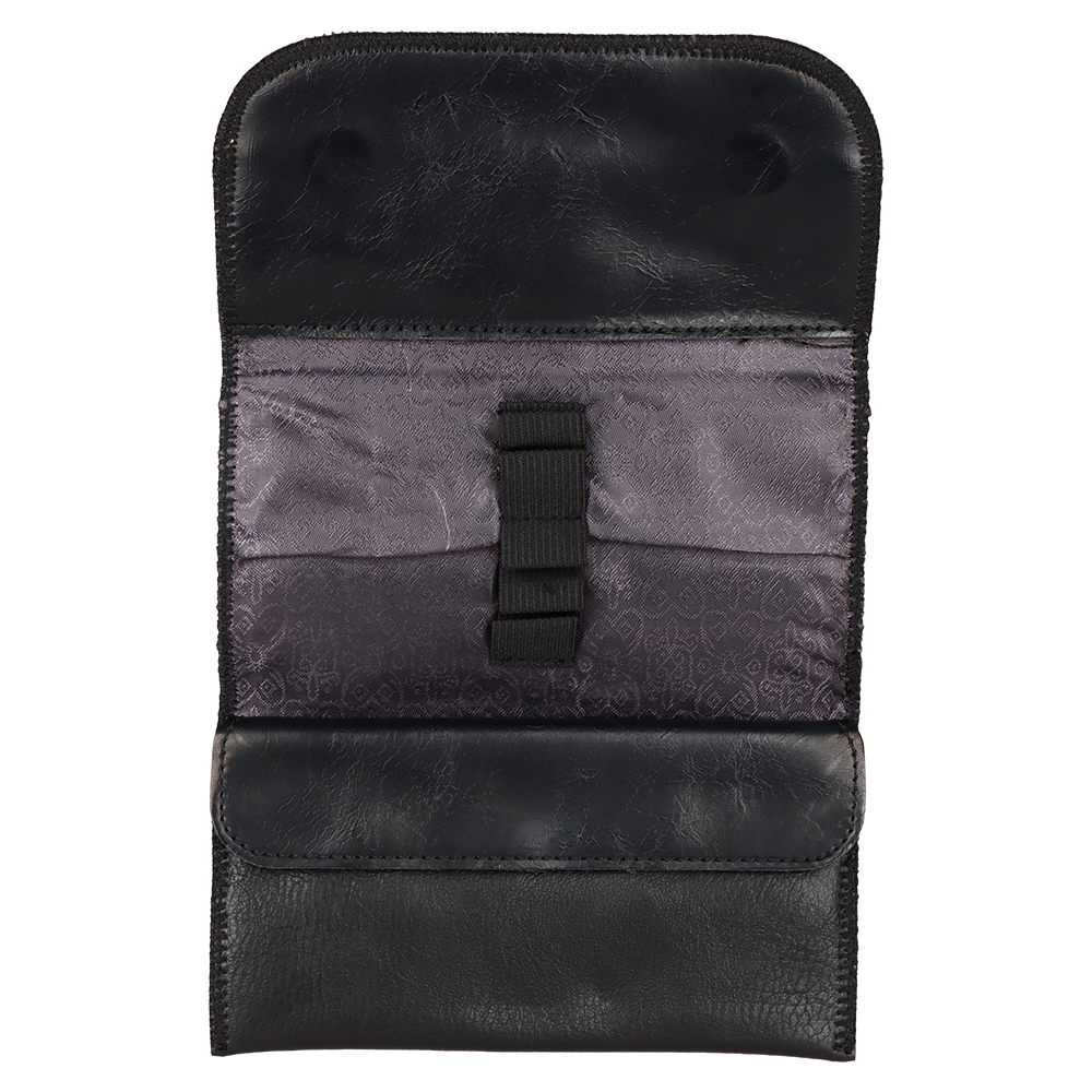 Maxwell B. Adam Vape Wallet | Tri-Fold Open View