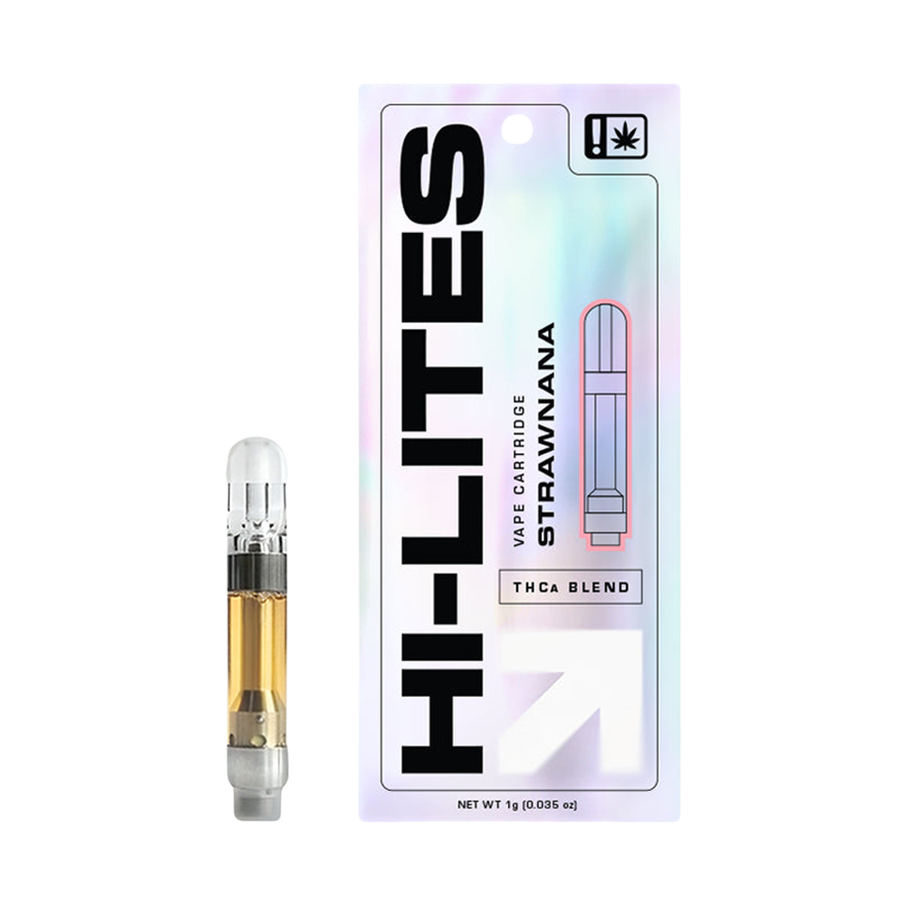 Modern Herb Co Hi-Lites D8 THCA Blend Cartridge | Strawnana | 1 Gram