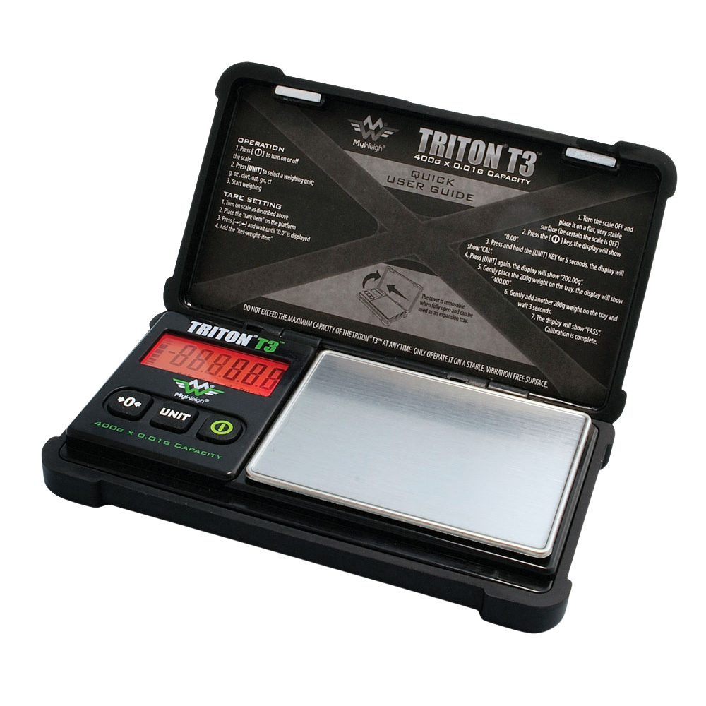 MyWeigh Triton T3 Digital Scale | Weigh Plate View