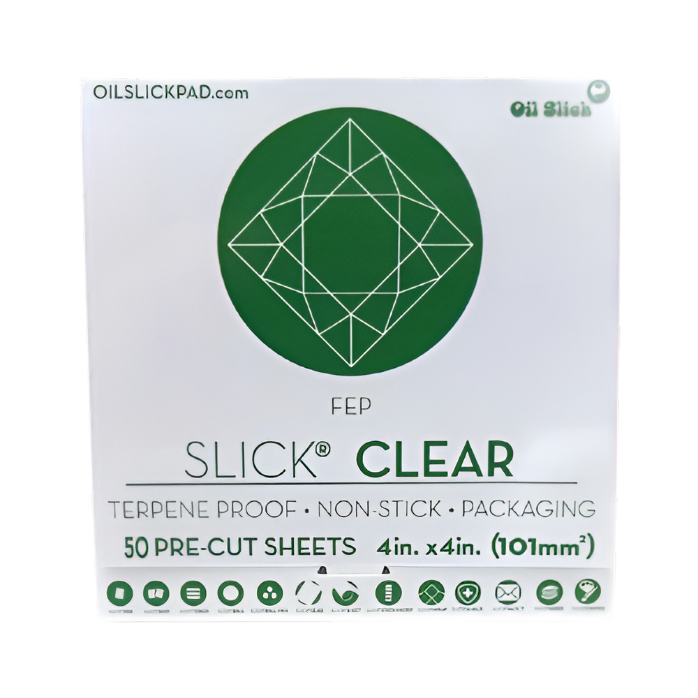 Oil Slick 'Slick Clear' FEP Sheets | 50 Piece Pack