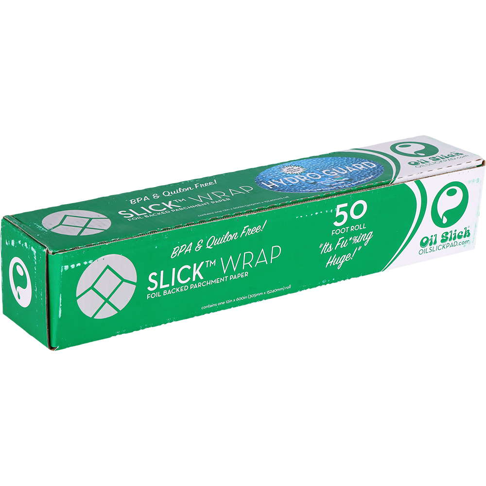 Oil Slick 'Slick Wrap' Foil-Backed Parchment Roll | 50ft x 12in