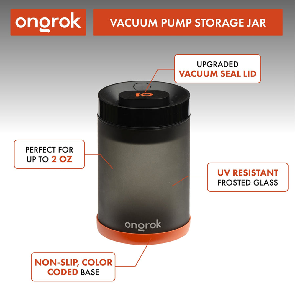 ONGROK Vacuum UV Glass Jar | Material Information